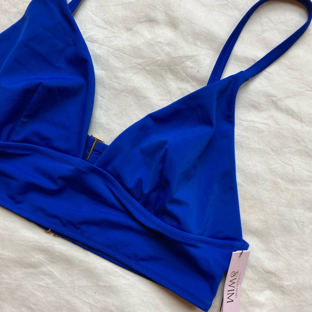 Victoria's Secret Royal Blue Triangle Bikini Top